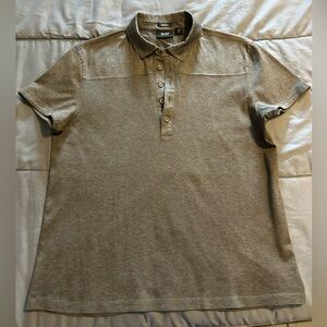 Hugo boss slim fit mercerised polo mens shirt sz m euc